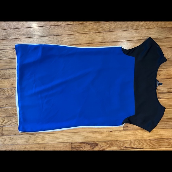 Express Blue and White Dress - Picture 2 of 2